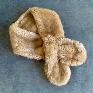 Tan Fur Scarf